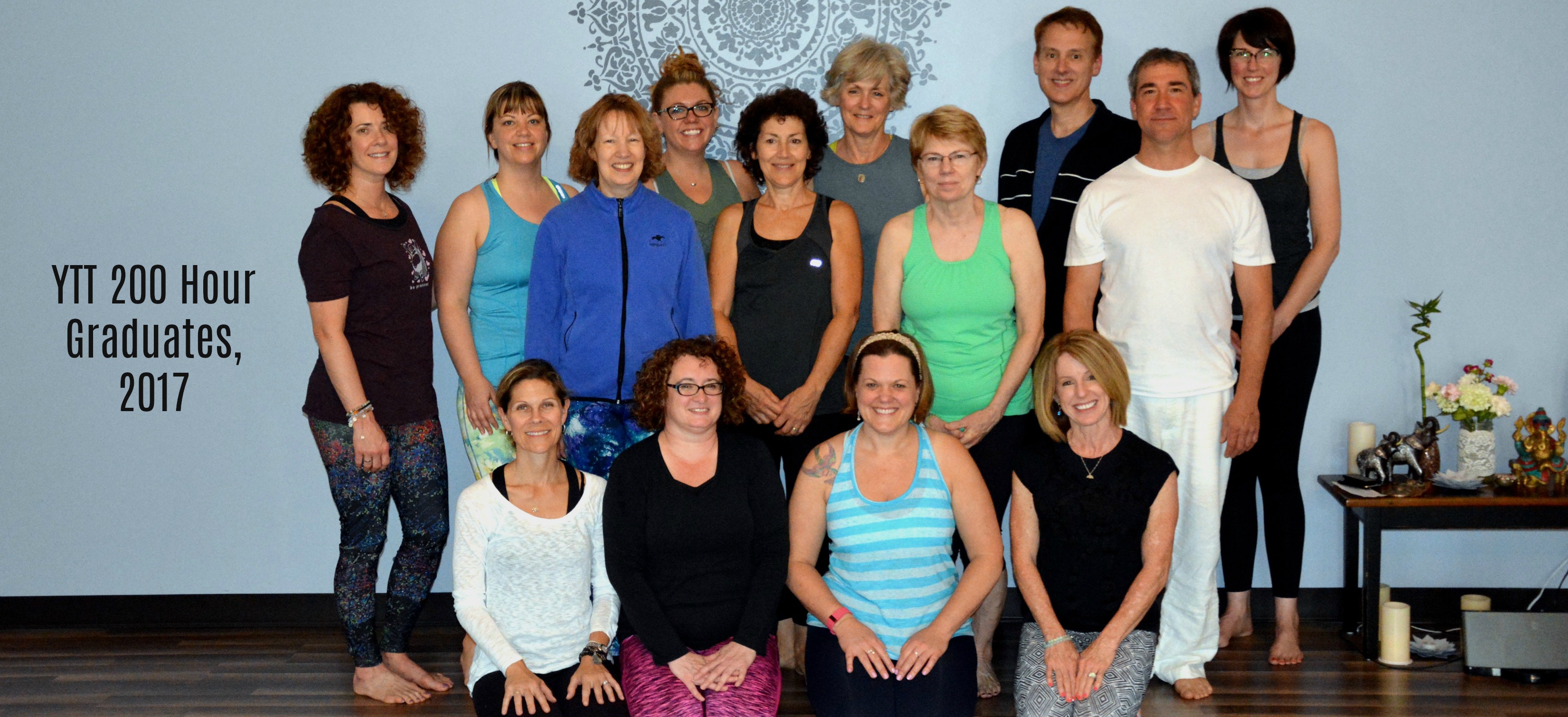 Yoga Teacher Training Class Graduates